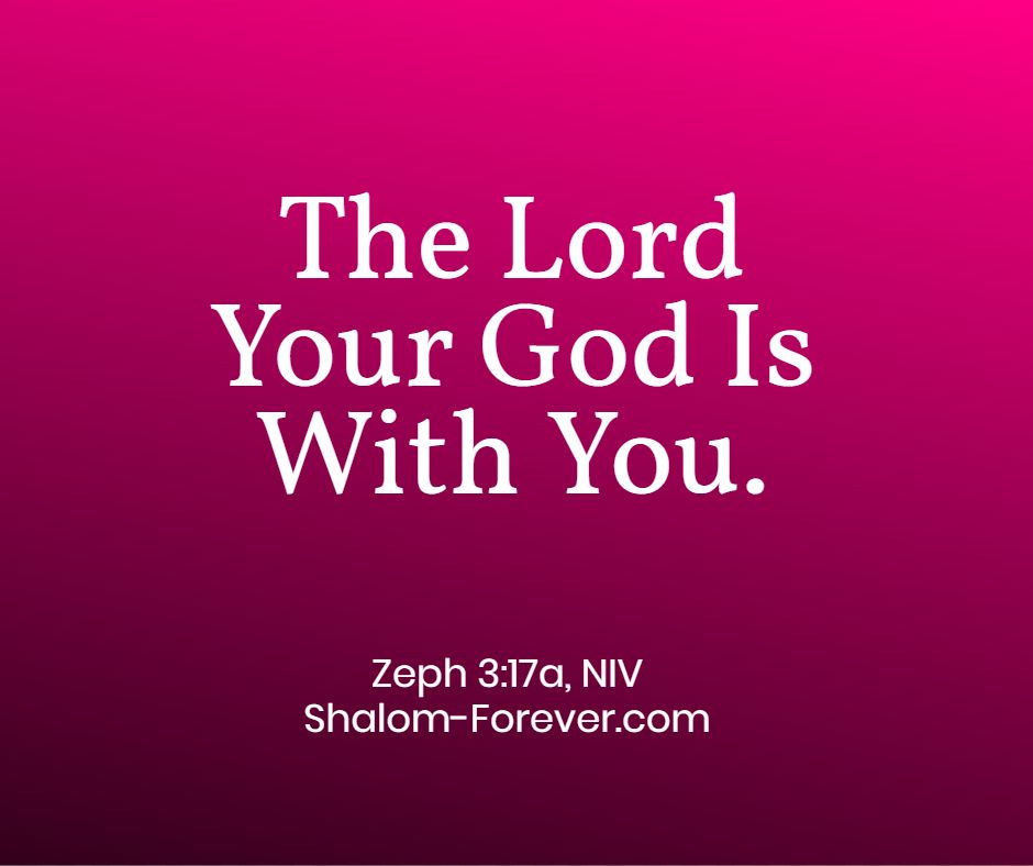The Lord Your God Is With You.